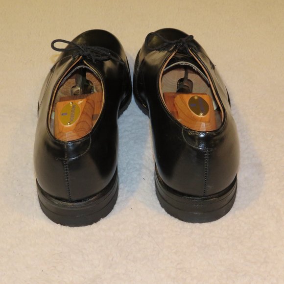 DJ Leavenworth 1979 Black Leather Derby\'s Dress Shoes 9.5R NOS NWOB main image 11